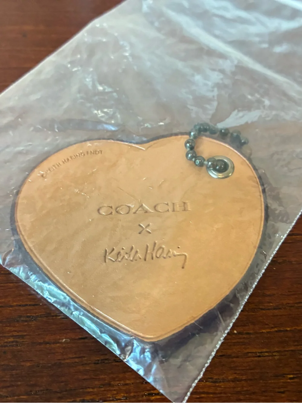 Coach x Keith Haring Heart Keychain Charm